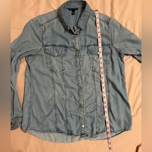 Mango brand chambray shirt